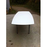 Spisebord i hvid laminat